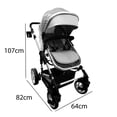 thumbnail image 4 of Sistema de Viaje Angelin Baby  3 en 1 Con Amortiguador Noni Azul, 4 of 4