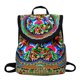 thumbnail image 2 of Mochilas de estilo étnico para mujer bolso Vintage con patrón de Ehuebsd bordado de flores de lona de gran capacidad para viaje, 2 of 9