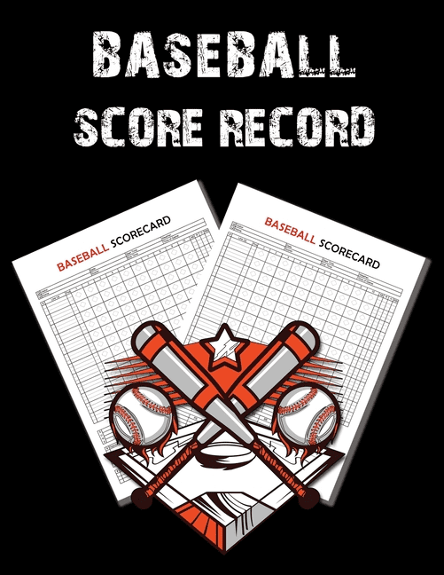 Baseball Scorecard, Baseball Scorebook 100 Pages Baseball Score Sheet, Baseball Scorekeeper Book, Baseball Scorecard (Paperback)