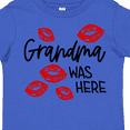 thumbnail image 4 of Inktastic Grandma Was Here Red Kisses Boys or Girls Toddler T-Shirt, 4 of 5