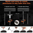 thumbnail image 4 of 100PCS Professional Motorcycle Tire Repair Kit Tire Wick Kit Puncture Repair Tire Tubeless Car Portable Car Multifunction Tool Set ATV Tire wick kit f, 4 of 5