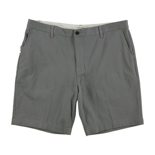 Dockers Shorts de Marche Décontractés à devant Plat Coupe Classique pour Hommes, Gris, 42