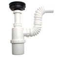 thumbnail image 1 of Cespol Fregadero Flexible Con Contra Bote Grande Con Trampa Blanco, 1 of 3