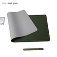 thumbnail image 1 of Dvkptbk Pure Color Leather Mouse Pad Large Desk Pad Home Office Laptop Leather Mouse Pad Writing Pad Double-sided, 1 of 2
