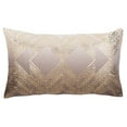 thumbnail image 5 of Safavieh Sarla Geometric Squares Pillow, 18" x 18", Brown/Gold, 5 of 6