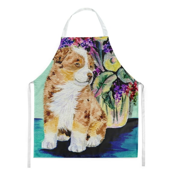 Carolines Treasures SS8312APRON Australian Shepherd Apron Large multicolor