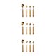 thumbnail image 4 of Bewildely Stainless Steel Measuring Cups Spoons Set Measuring Wood Handle Type1, 4 of 6