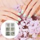 thumbnail image 5 of Soidarity 1 bolsa de cristal llamativo fácil de pegar diamantes de imitación para uñas artesanía DIY diferentes estilos dulce regalo para teléfono Juegos de manicura 320 Blanco AB Soidarity CE012309-14, 5 of 6