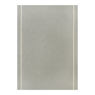 Better Homes & Gardens Grey Fringe Tablecloth 60" x 84" - Grey Flannel / Natural - 100% Cotton
