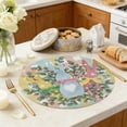 thumbnail image 5 of Swiftyle 2 Pcs Easter Bunny Egg Table Placemats Set Holiday Dining Decorations Washable Place Mats(36cm), 5 of 9