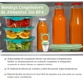 thumbnail image 2 of Bandeja Congeladora EHRHDKNS Verde Sonriente para Alimentos de Bebés Sin BPA, 2 of 6