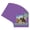 Purple Iris, variant on Pansy Purple Picture Frame Mat for 6x6 Frames - Fits 4x4 Photos - 1 Mat