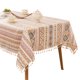 thumbnail image 1 of Mantel impermeable de lino de arpillera bordado con borla, mantel rectangular resistente sin arrugas para mesas, manteles rústicos para cocina de fiesta al aire libre, 1 of 6
