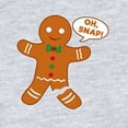 thumbnail image 2 of CafePress - Oh Snap Gingerbread Man - Cute Infant Bodysuit Baby Romper - Size Newborn - 24 Months, 2 of 3