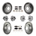 thumbnail image 1 of Transit Auto Front Rear Hub Bearings Assembly Coated Disc Brake Rotors and Ceramic Pads Kit (10Pc) for Car Hyundai Kona - Left Right Side (Driver Passenger) KBB-132057, 1 of 11