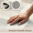 thumbnail image 6 of ODIKA 6'x9' Washable Area Rug Easy Care, Non-Shedding, Abstract Modern Geometric Accent With Minimalist Mosaic Blocks for Queen Size Bedroom Under Bed Master Suite, 6 of 7