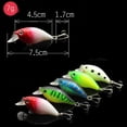 thumbnail image 3 of 5 Pcs Leurres de Pêche Types de Vairon Achigan Hameçons Appâts Crankbait, 3 of 8