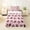 Pink 01, variant on Erosebridal Softball Sports Kids Twin Sheet Sets, Pink Watercolor Bow Bedding, 3 Pieces
