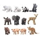 thumbnail image 2 of Toymany 12pcs Figuras de animales del zoológico, altas figuras de animales de bebé detallados emulacionales, P Toymany Toymany, 2 of 2