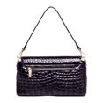 thumbnail image 2 of FEIMINA Genuine Leather Shoulder Bag for Womens, crossbody Bag with Adjustable Strap,crocodile handbags women,Retro purple purses for women, 2 of 10