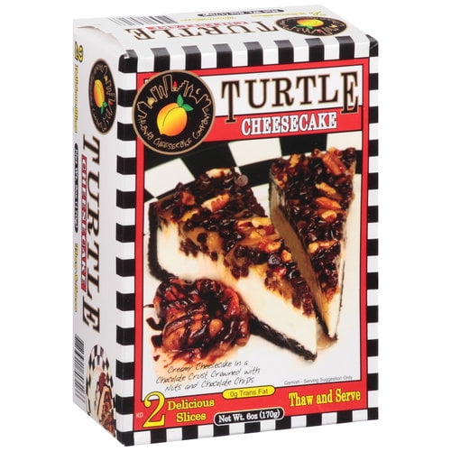 Atlanta Cheesecake Company Turtle Cheesecake, 2 count