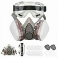 thumbnail image 2 of Reusable Half Mask Respirator 6200 Gas Mask with Filter Cartridges and Pads PZCC, 2 of 4