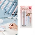 thumbnail image 2 of LOVEVER 3pcs Cute Kawaii Student Automatic Pencil Set Student Office Supplies G3H8, 2 of 9