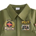 thumbnail image 6 of KJameas Baby Boys Girls Jumpsuit Pilot Uniform Patchwork, 6 of 8