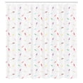 thumbnail image 2 of Ambesonne Salamander Shower Curtain, Mini Colorful Reptiles, 69"Wx84"L, Multicolor, 2 of 4
