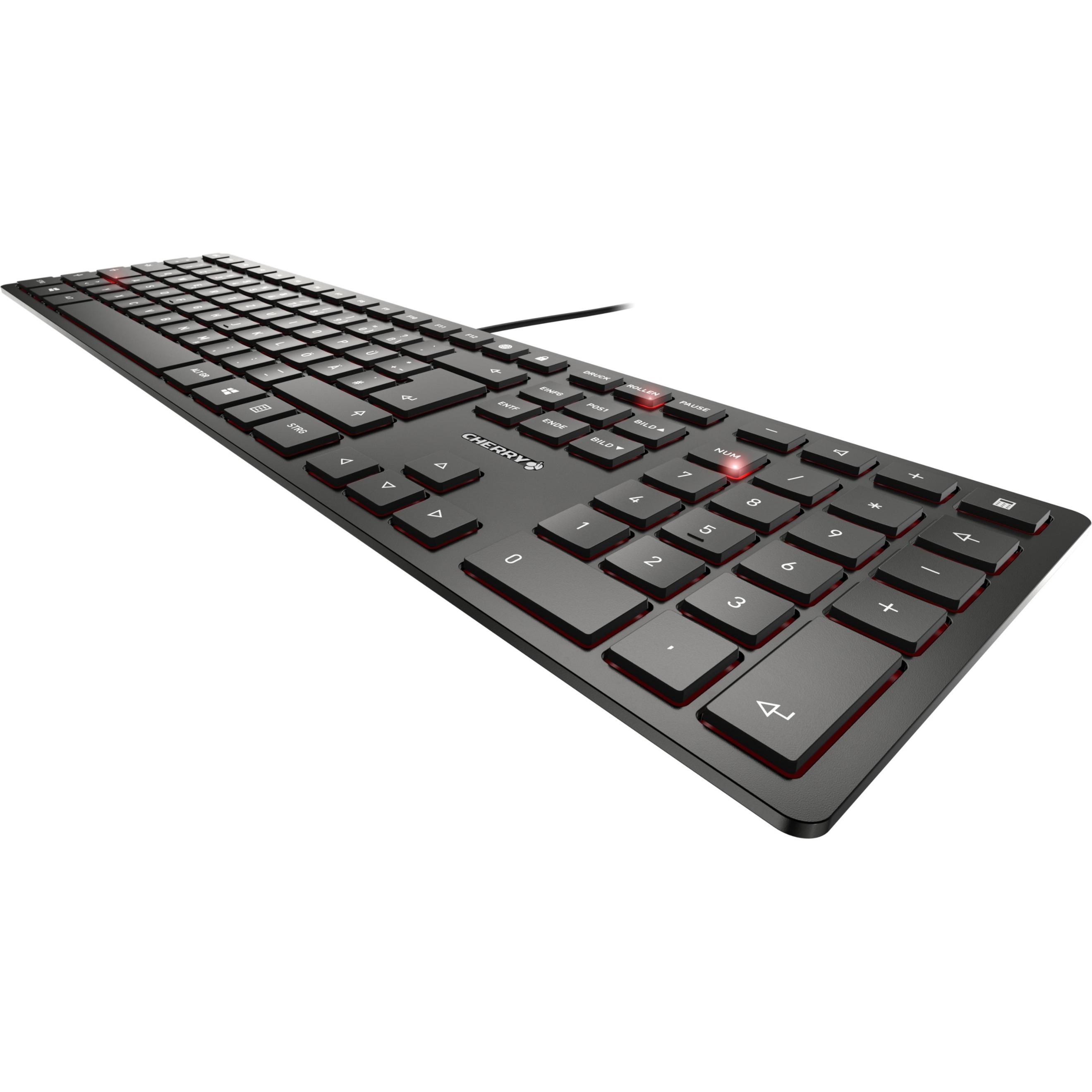 CHERRY KC 6000 SLIM Black Wired Keyboard - image 2 of 6
