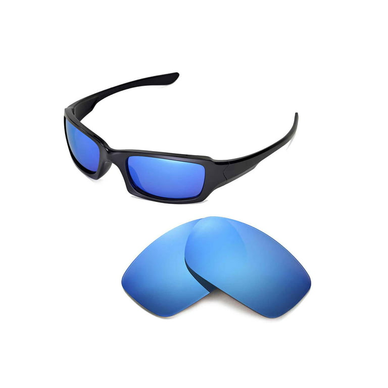 smertefuld obligatorisk håndtag Walleva Ice Blue Polarized Replacement Lenses for Oakley Fives Squared  Sunglasses - Walmart.com