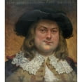 thumbnail image 2 of Georges Alexandre Lucien Boisselier 15x17 Black Ornate Wood Framed Double Matted Museum Art Print Titled - Portrait of Leon Bernard (1877-1935), Member of the Comedie-Francaise, in the, 2 of 5