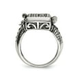 thumbnail image 2 of Solid 925 Sterling Silver Antique Locket Ring Band Size 8, 2 of 7