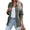 Army-green, variant on Langwyqu Spring Fall Women Turn-Down Collar Casual Jacket Zipper Coat With Pocket
