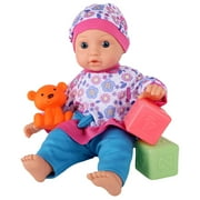 Dream Collection: My Lil Wardrobe - 14” Baby Doll - Pink-Purple-Blue-Floral - Soft Body, Extra Whale Theme Outfits, Building Blocks, Bear Toy, Kids 2+