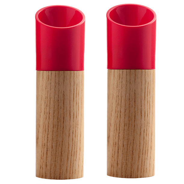 Molinillo de pimienta, juego de molinillo de sal y pimienta de madera, molinillo de pimienta de aspereza ajustable, molinillo de sal recargable