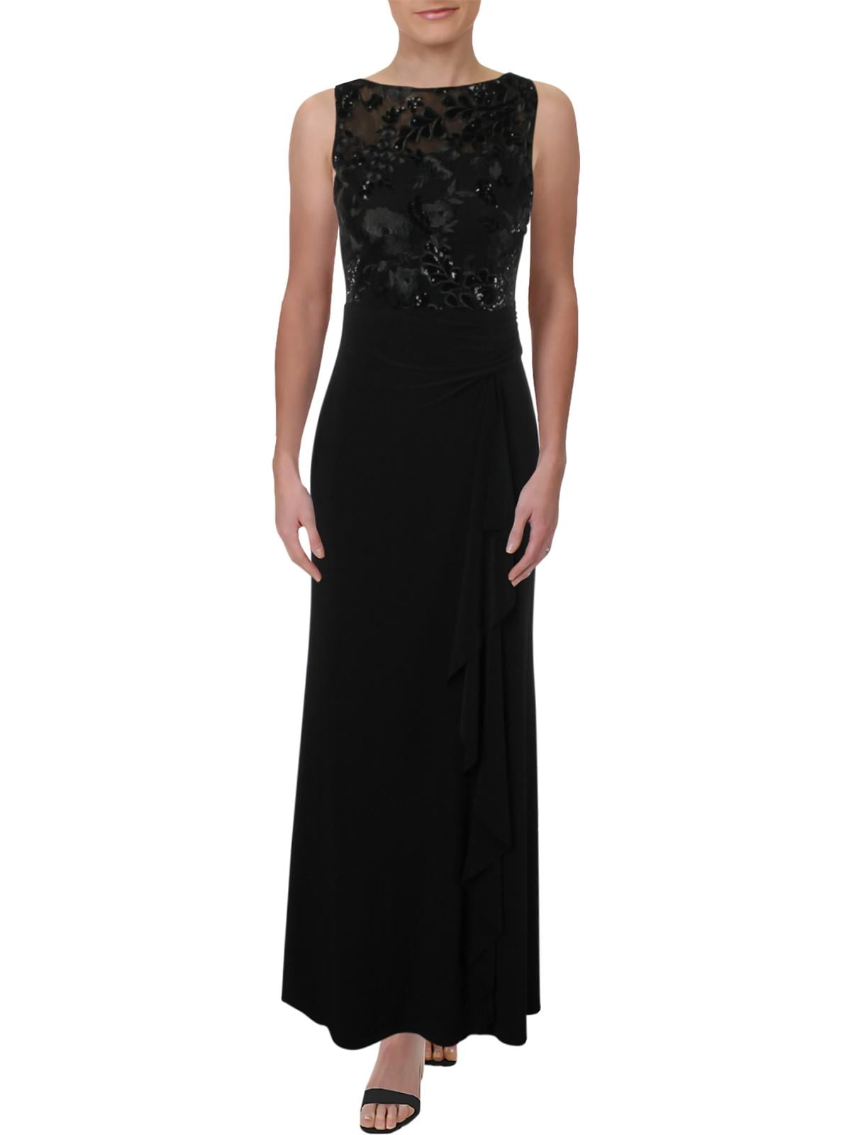 Lauren Ralph Lauren Womens Evening Sequined Evening Dress