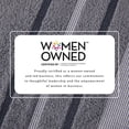 thumbnail image 5 of Luxurious Soft Cotton Decorative 6 Piece Towel Set, Chambray Blue / White / Navy Blue., 5 of 6