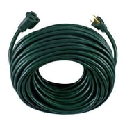 Hyper Tough 100FT 16AWG 3 Prong Green Outdoor Extension Cord, Single Outlet, 125V 10A