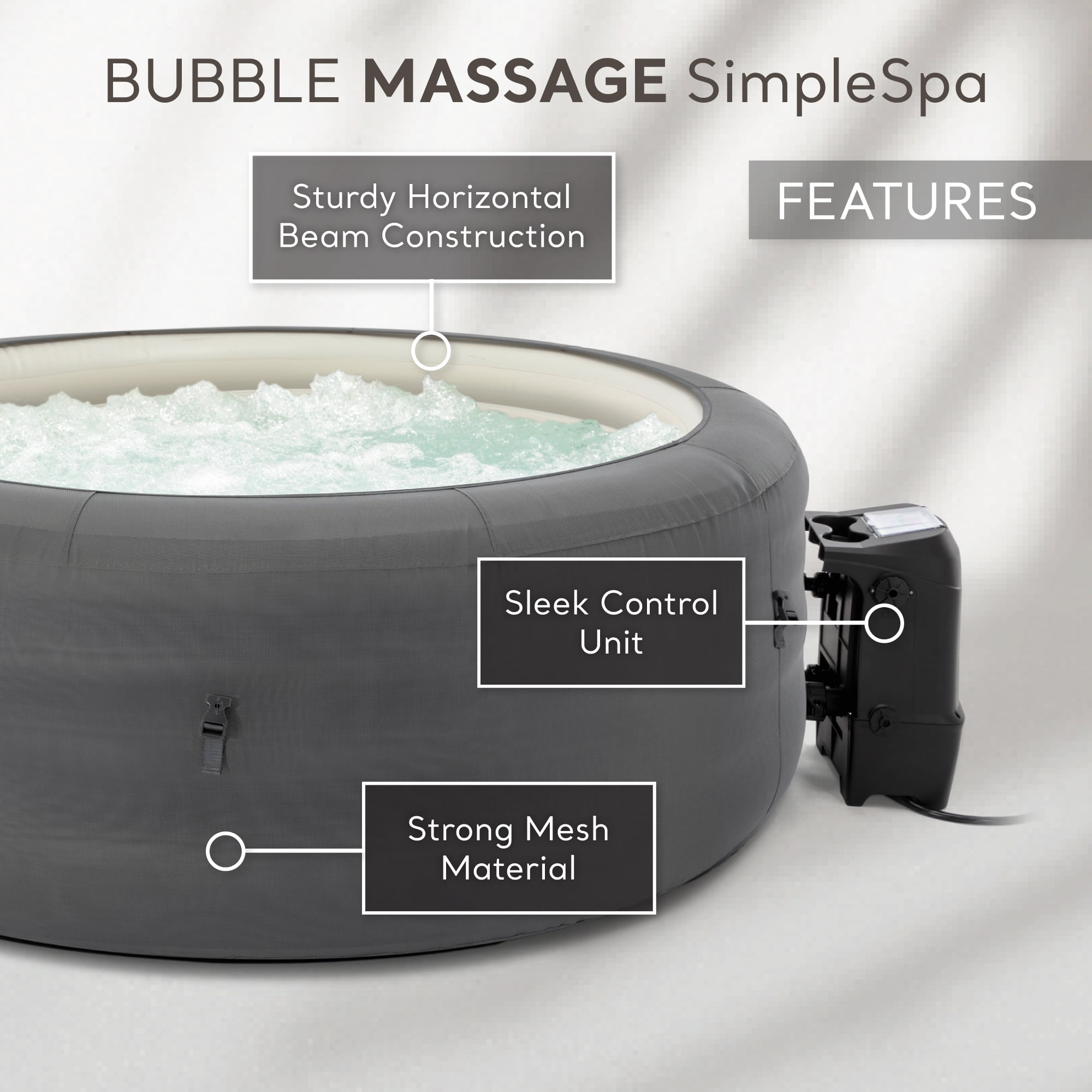 Ensemble spa simple à 4 personnes