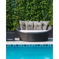 thumbnail image 2 of Waterproof Outdoor Throw Pillows with Inserts 18"x18", Texas Star Rustic Soft Decorative Pillowcases for Couch Bedroom, Country Blue Berry Brown Wooden Plank Pillow Covers for Sofa Living Room, 2 of 8