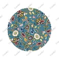 thumbnail image 3 of Beautiful Gentle Botanical Flowers Polyester Universal Spare Wheel Tire Cover Wheel Covers for Trailer RV SUV Truck Camper, 3 of 5