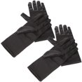 thumbnail image 2 of MasteelfCA 2 Paires Gants Courts en Satin pour Femmes Gants de Robe pour Opéra Soirée Fête Danse, 2 of 8