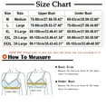 thumbnail image 4 of Otvok Womens Comfortable Soft Solid Color Front Open Button Underwear Plus Size Bra Secondary Breast, 4 of 6