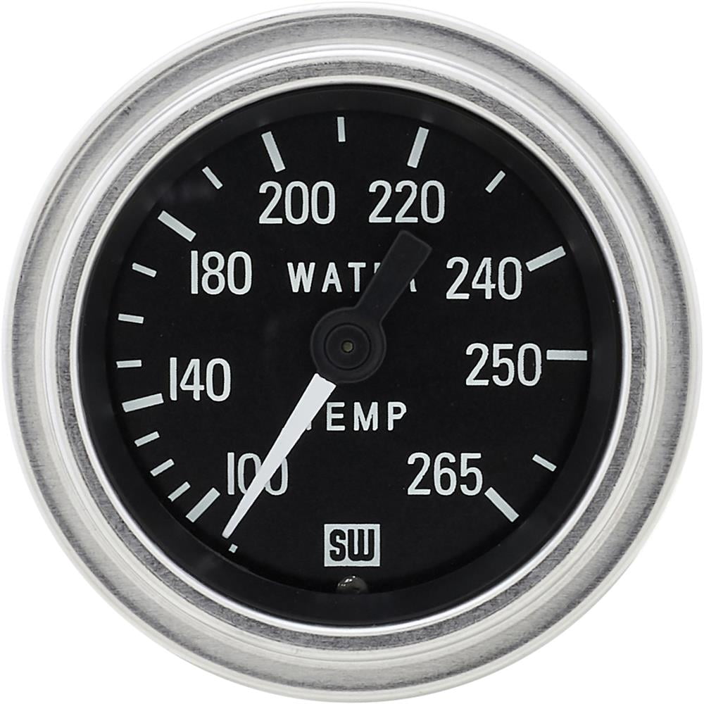 Stewart Warner Deluxe 2-1/16 Mechanical Water Temp Gauge, 72 Inch -  Walmart.com