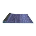 thumbnail image 2 of Ahgly Company Indoor Square Abstract Blue Modern Area Rugs, 3' Square, 2 of 4