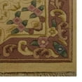 thumbnail image 4 of Rugsotic Carpets Hand Knotted Aras, Oriental Wool Area Rug, Ivory,Rose, 8'x11', 4 of 5