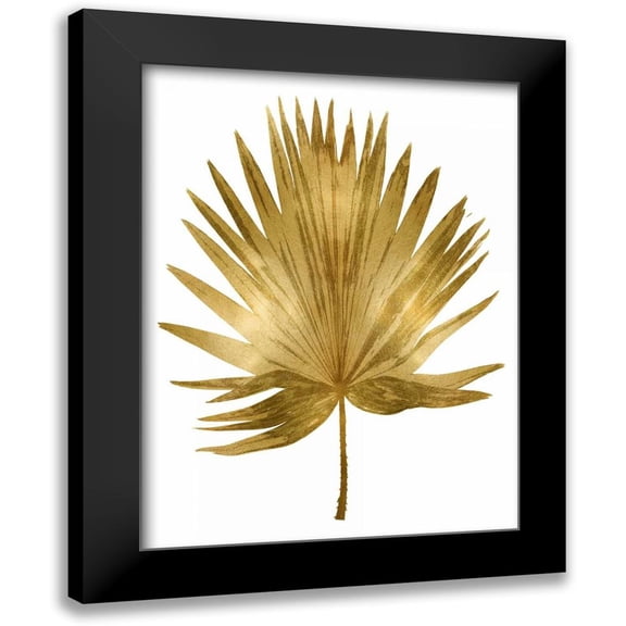 Miller, Melonie 12x14 Black Modern Framed Museum Art Print Titled - Gold Palm IV