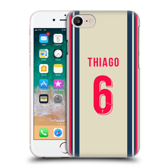Head Case Designs Officially Licensed Liverpool Football Club 2021/22 Players Away Kit Group 1 Thiago Hard Back Case Compatible with Apple iPhone 7 / 8 / SE 2020 & 2022