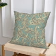 thumbnail image 6 of Throw Pillow Covers, Paisley Pattern No.9071 Soft Square Pillow Cases with Invisible Zipper for Couch Bed Sofa, Farmhouse Fall Home Decor, 6 of 7